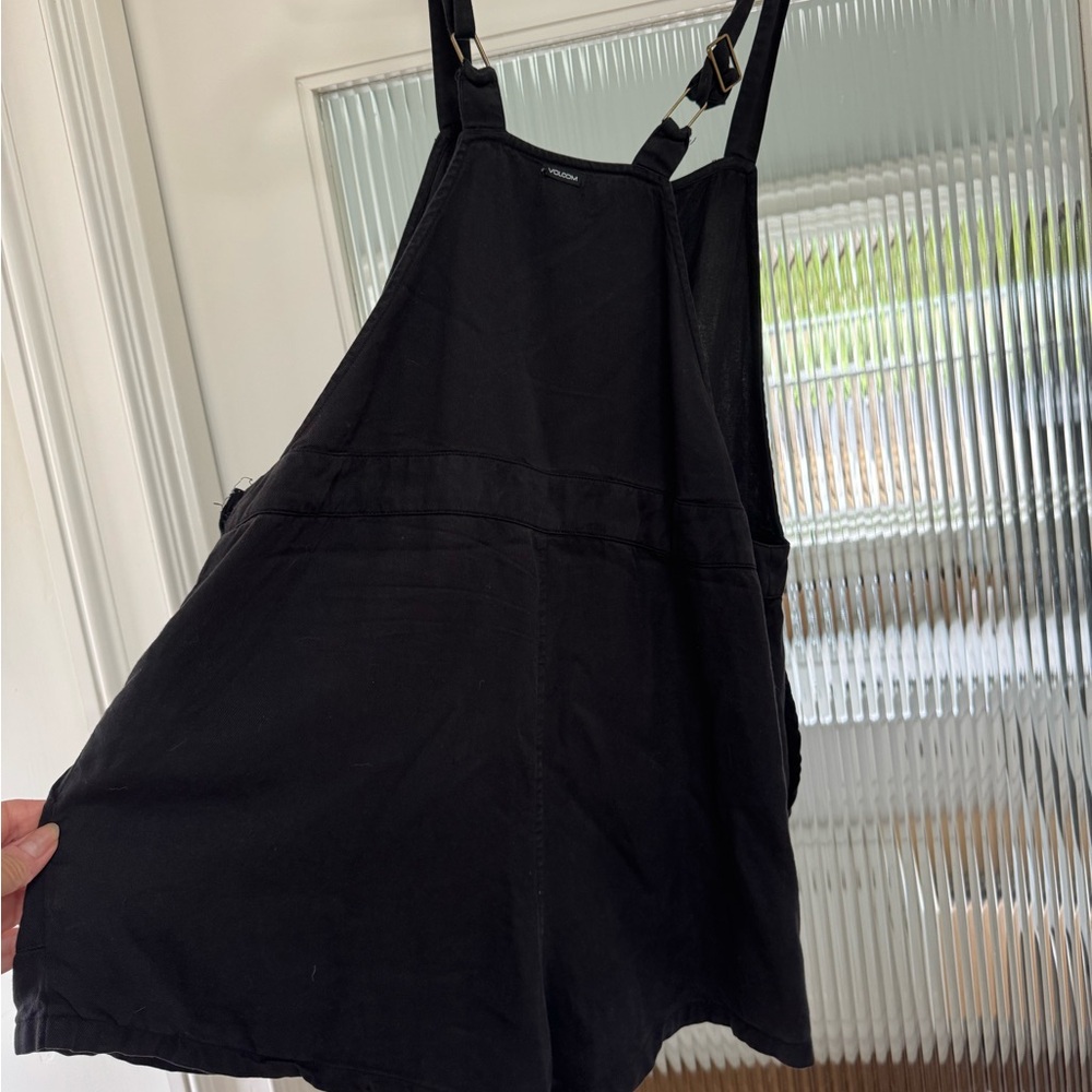 Volcom Charcoal Denim Overalls